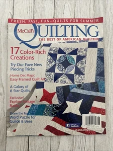 McCall's Quilting May/June 2014 Volume 21 No. 3 Magazine, Crafts Sewing Patterns - Picture 1 of 5