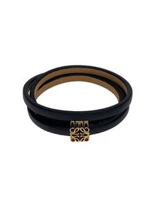 LOEWE Bracelet Leather BLK Ladies - Picture 1 of 4