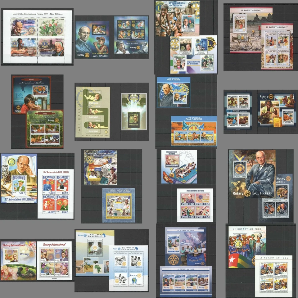 KS 2011-2016 PAUL HARRIS ORGANIZACIONES INTERNACIONALES ROTATIVAS 16KB+15BL MNH Foto 1 de 1
