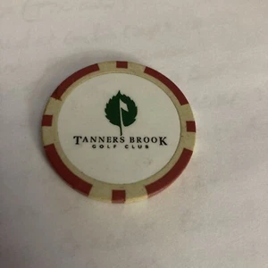 Tanner Brook Golf Club Double Sided Golf Ball Marker Forest Lake Minnesota - Picture 1 of 2