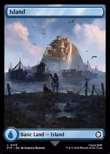 Island Basic Land Full Art - Fallout - NM EN - PIP 319 - Magic MTG - Bild 1 von 1