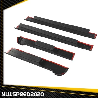 4Pcs Fit For 2007-2013 Chevy Silverado 1500/GMC Sierra 1500 Rocker Panels Cover Foto 1 de 4