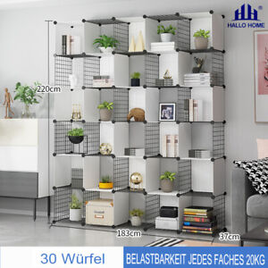 Hallo Home® offene Steckregal  Regalsystem Standschrank