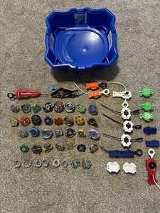 Beyblade lot of Burst Metal Beyblades String Launchers Stadium TAKARA TOMY Mixed - Picture 1 of 13