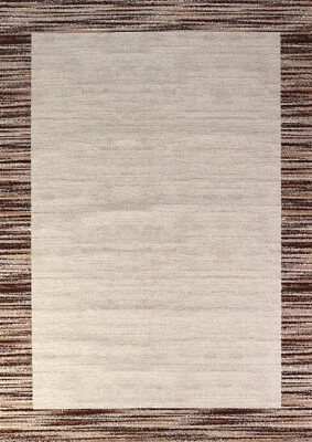 Turkish Floral Beige 9x12 ft Transitional Rug Soft Pile Carpet - Image 1 of 4