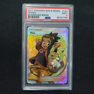 2017 Pokemon: HAU 144/145 - [Full Art Trainer] - [Guardians Rising] Mint - PSA 9 - Picture 1 of 2