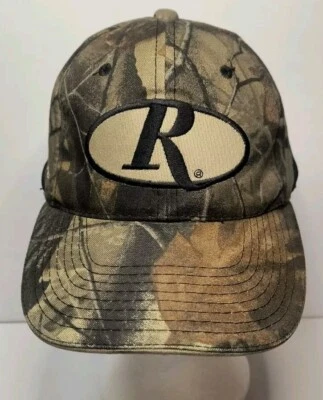Vintage Remington Camo Baseball Hat Adjustable Black Mesh Back Remington Label - Image 1 of 4