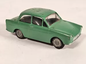 1950's Lion Car DAF 600 Variomatic • 3.5" Green Sedan • Scale 1:45 • Holland - Picture 1 of 11