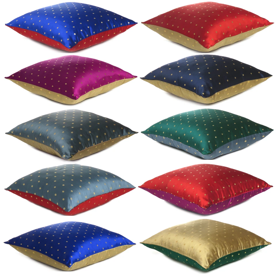 Pillowcase Cushion Cover Art Silk Throw Pillow Home Sofa Bed Decorative Covers - Image 1 of 4