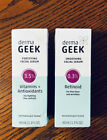 Dermageek Retinoid Smoothing Facial & Vit Antioxidants Serums 2 Pack, 1.3 Oz Ea