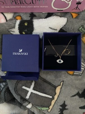 NUEVO EN CAJA AUTÉNTICO Colgante Swarovski Symbolica Mal de ojo, Azul, Acabado Metal Mixto Foto 1 de 4