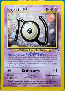 POKEMON - Neo Descubrimiento - Icognito - 50/75 - Non-Holo - alemán - Imagen 1 de 2