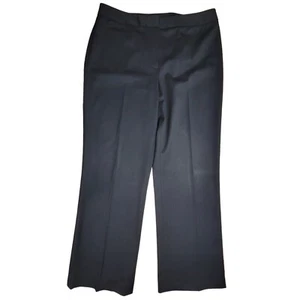 Lafayette 148 Black Dress Pants Size 12 Wool Blend Trouser Pockets Office Career - Picture 1 of 6