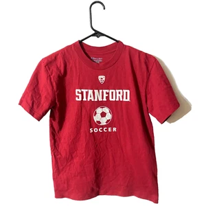#8682 CHAMPION STANFORD PAC 12 SOCCER T SHIRT SIZE YL 10-12 - Picture 1 of 6