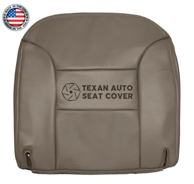 1995 to 2000 GMC Sierra C/K 1500 2500 Driver Side Bottom Leather Seat Cover Tan - Image 1 of 4