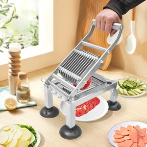 Manual Vegetable Fruit Chopper Cutter Food Onion Veggie Dicer Slicer Kitchen - Picture 1 of 12