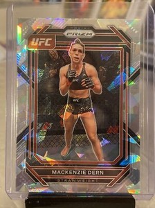 Mackenzie Dern 2023 Panini Prizm UFC Cracked Ice Refractor #180 Brazil 