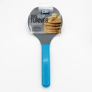 Joie Blue Big Flip Turner for Cooking BPA Free, Spatula, Flexible Easy Flipper - Picture 1 of 3