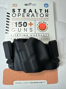 Phalanx Defense Systems Stealth Operator Holster, Left Hand IWB Black (LBH60215) - Picture 1 of 5