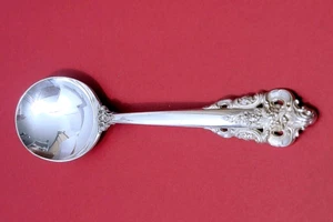 Cuchara sopera redonda Wallace Grande barroca de plata esterlina de EE. UU. sin monograma - Imagen 1 de 4