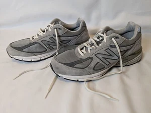 Zapatillas Hombre New Balance 990v4 Castlerock Gris Gamuza Hechas en EE. UU. Talla 12 D Anchas - Imagen 1 de 7