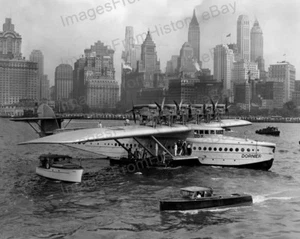 Avión Dornier DO-X Estampado 8x10 Nueva York 1930 #DOX - Imagen 1 de 1
