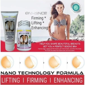 Enhance Breast Enhancement Capsules & Cream For Firmer Fuller Bust Sexy Curves - Picture 1 of 23