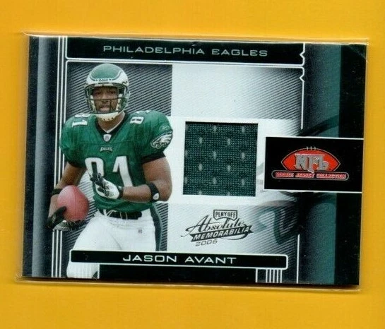 D15948 2006 Absolute Memorabilia Rookie Jerseys #10TE Jason Avant EAGLES - Image 1 of 1