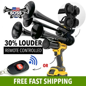 DeWalt Impact Drill Train Air Horn 20v + Remote Control: BossHorn USA - Picture 1 of 6