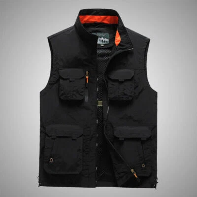 Weste Jagd Freizeitweste Outdoor Arbeitsweste Anglerweste Vielen Taschen Herren - Bild 1 von 4