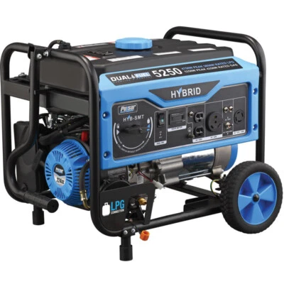 Pulsar PG5250B 5250W Hybrid Dual-Fuel Generator - Image 1 of 4