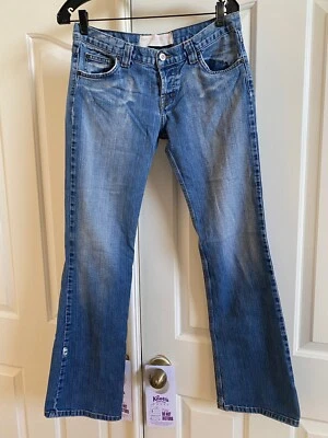 Pantalones de mezclilla vintage para mujer Matix "MatiGirl oscuros" talla 9 botones mosca hechos en EE. UU. 2001 Foto 1 de 4