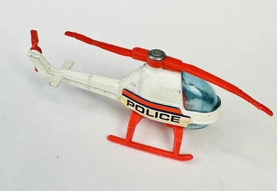 1973 Corgi Juniors * Made in Great Britain #46 Police Rescue Helicopter Diecast - Image 1 of 4