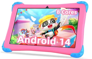 Android 10.1-inch Octa Core Kids Tablet - 10GB RAM/ 64GB (Pink) Dual Camera - Picture 1 of 11