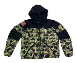 Ralph Lauren Denim & Supply Camo Hooded Down Puffer Jacket XL - Picture 1 of 5