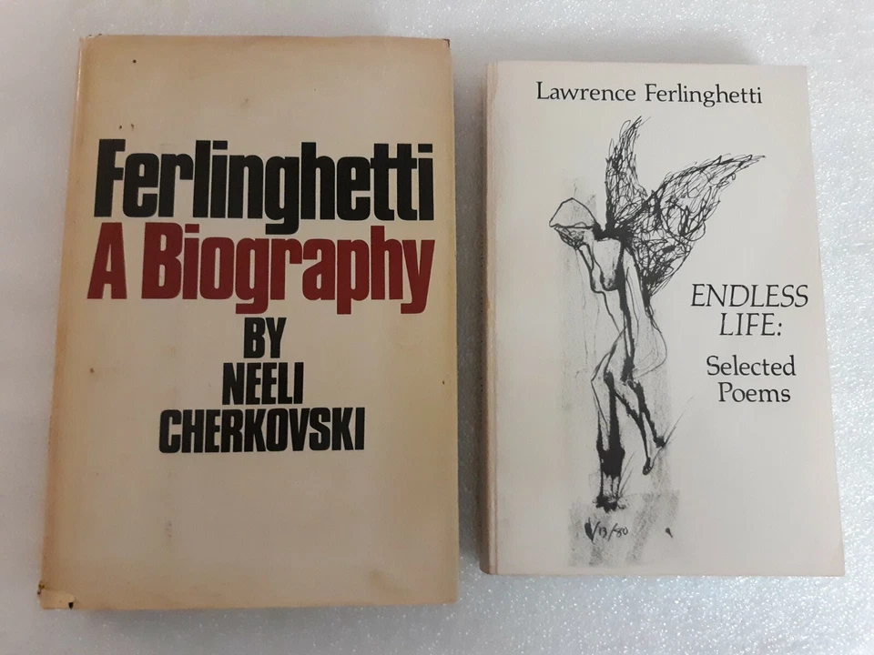 Ferlinghetti, A Bio., Cherkovski, Plus Ferlinghetti,Endless Life: Selected Poems - Image 1 of 1