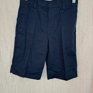 Lands' End NWOT boy's navy blue shorts size 12 - Picture 1 of 6