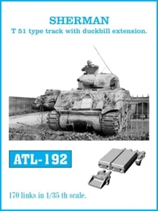 Friulmodel ATL-192 - 1/35 SHERMAN T-51 type track w/ duckbill extension (Ketten) - Bild 1 von 1