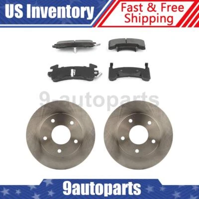 Передние дисковые диски + керамические тормозные колодки для 1983 - 1993 1994 Chevrolet S10 Blazer - Изображение 1 из 4