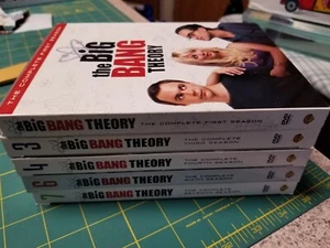 The Big Bang Theory Seasons Dvd Lot 1,3,4,6,7 - Picture 1 of 4