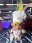 Troll Doll 4 1/2" Russ Pizza Delivery Boy I Love Pizza Yellow Hair A1