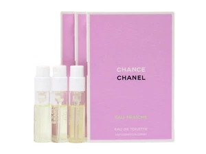 CHANEL CHANCE EAU FRAICHE EDT 1.5ml .05fl oz x 3 PERFUME SPRAY SAMPLE VIALS - Picture 1 of 1