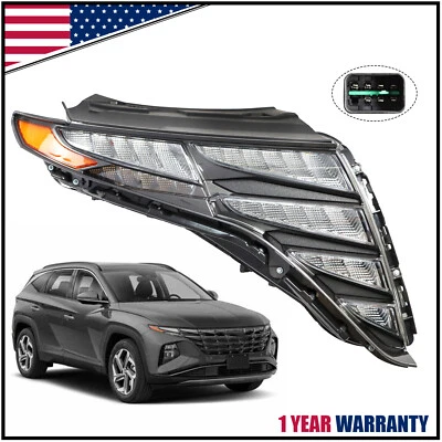 Faro LED DRL para Hyundai Tucson 2022-2024 lado pasajero negro 92208CW010 Foto 1 de 4