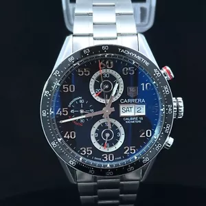 TAG Heuer Carrera Men's Black Watch - CV2A10 - Picture 1 of 8