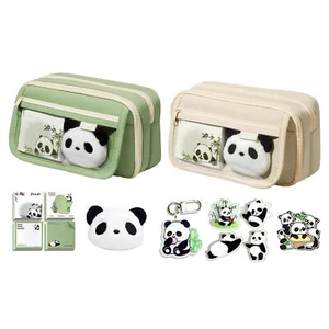 Cute Pencil Case Panda School Supplies Large Capacity Animal Pencil Case - Picture 1 of 10