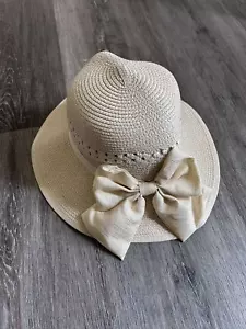 Women Floppy Sun Beach Straw Hats Wide Brim Packable Summer Cap - Picture 1 of 12