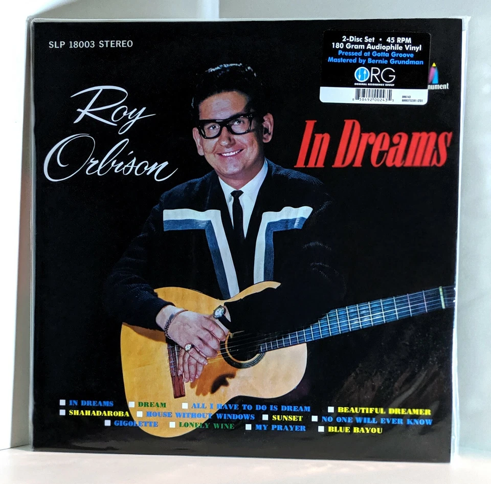 ROY ORBISON In Dreams 180-gram VINYL 2xLP 45rpm Sealed ORG Numbered Gatefold - Image 1 of 2