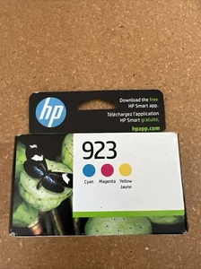 GENUINE HP 923 Cyan/Magenta/Yellow COMBO PACK 6C3Y4LN EXP. 12-2025 NEW! - Picture 1 of 4