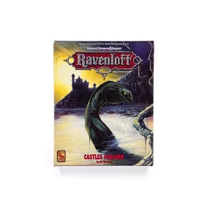 TSR - AD&D - Ravenloft, Castles Forlorn Boxed Set [VG] 1088 Complete - Picture 1 of 4