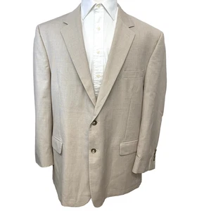 Jos A Bank Sport Mantel Herren 50R Baumwolle Wolle Neutral Jacke Business Reise Arbeit - Bild 1 von 16